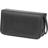 Hama CD Wallet Nylon 120, black, 294 x 166 x 94 mm, Schwarz, Nylon