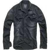 Brandit Hardee Hemd Herren Baumwolle schwarz, 4XL
