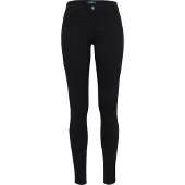Pieces Jeggings "PCSKIN WEAR MW JEGGINGS/NOOS BC", Damen, Gr. L (40), N-Gr, schwarz, Web, Obermaterial: 77% Viskose, 20% Nylon, 3% Elasthan, unifarben, skinny fit knöchellang, Hosen Jeggings