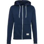 Blend Kapuzensweatjacke "Kapuzensweatshirtjac BHNoah", Herren, Gr. S, blau (navy solid), Obermaterial: 60% Baumwolle CO. 40% Polyester PES., Sweatjacken Kapuzensweatjacke