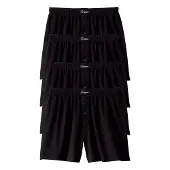 Le jogger Weiter Boxer (4 Stück) in schwarz | Gr.: 7