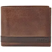 Fossil Geldbörse Quinn Braun ML3653-200 Herren Geldbeutel Leder