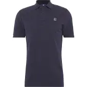 G-Star Poloshirt "Dunda Slim Fit", Herren, Gr. L, blau (sartho blau), Piqué, Obermaterial: 95% Baumwolle, 5% Elasthan, unifarben, slim fit normal, Shirts Poloshirt, Logostickerei auf der Brust