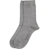 Falke Damen Softmerino Socken 47488-3830 41-42 - Light Grey Mel. - 41-42