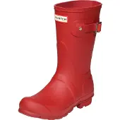 Hunter Gummistiefel Original Wellington Short Military Rot-Schuhgröße 38