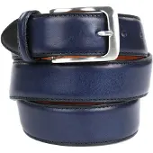 Profuomo Leder Gürtel Dunkelblau