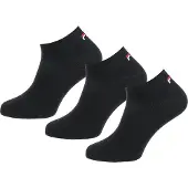 FILA "UNISEX INVISIBLE PLAIN SOCKS" 3 Stk. tlg. mit eingestricktem Logo an der Ferse