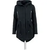 Urban Classics Ladies - SHERPA PARKA schwarz - XS