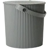 Hachiman Eimer mit Deckel Omnioutil grau, 28.2x26.5x26.7 cm