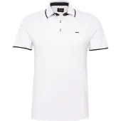 Jack & Jones Poloshirt "JJEPAULOS Poloshirt mit klassischem Kragen und figurbetonter Form" Logostickerei, modisch, schmal, Baumwolle, Polokragen