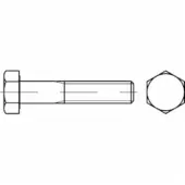Reyher DIN 931 - Stahl 10.9 blank - M 12x100 - Sechskantschrauben Teilgewinde