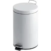 EKO Tritt-Mülleimer 12 Liter - Weiß