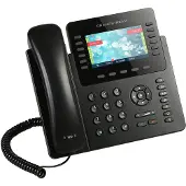 Grandstream Networks GXP2170, IP-Telefon, Schwarz, Kabelgebundenes Mobilteil, Tisch/Wand, 12 Zeilen, 2000 Eintragungen