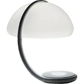 Martinelli Luce Serpente Tischleuchte Weiß - , Serpente, Weiß, für Wohnzimmer, Metall, Design