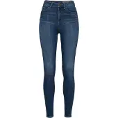 Vero Moda High-waist-Jeans "VMSOPHIA", Damen, Gr. S (36), Länge 30, blau (medium blau denim), Denim/Jeans, Obermaterial: 85% Baumwolle, 13% Polyester, 2% Elasthan, skinny fit, Jeans High-waist-Jeans