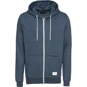 Blend Kapuzensweatjacke "BHNOAH" aus Baumwolle und Polyester, Slim Fit, mit Reißverschluss