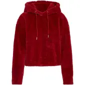 Urban Classics Sweatshirt "Damen Ladies Oversize Short Teddy Hoody", 1 Stk.