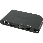 Kensington SD1500 USB-C 5Gbps Mobile Docking Station - 4K HDMI or HD VGA - Windows/Chrome/macOS, Kabelgebunden, USB 3.2 Gen 1 (3.1 Gen 1) Type-C, USB Typ-C, 100,1000,10 Mbit/s, Schwarz, 5 Gbit/s