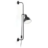 Ideal Lux Wandleuchte Shower mit Schalter und Stecker