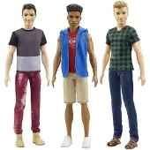 Barbie Fashionistas Ken Doll 4 Checked Style, Männlich, 3 Jahr(e), Junge, Mehrfarbig