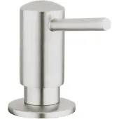 GROHE Contemporary Spülmittelspender, für Flüssigseifen, Vorratsbehälter 500ml, 40536DC0, Farbe: Supersteel