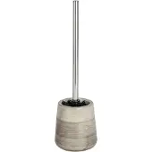 Wenko WC-Garnitur "Pottery", beige, Keramik, Reinigungsbürsten, WC-Garnitur, Bürstenkopf-Durchmesser 7,5 cm