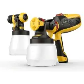 Wagner Farbsprühsystem W 590 FLEXiO für Wand- und Latexfarben, Lacke & Lasuren im Innen- & Außenbereich, 15 m²-6 min, Behälter 1300 ml/800 ml, 630 W