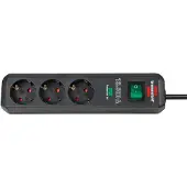Brennenstuhl Eco-line 3 Steckdosen Mit Schalter Mehrfachsteckdose