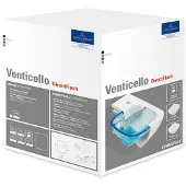 Villeroy & Boch Venticello Combi-Pack, DirectFlush spülrandlos, wandhängend, 375x560x330mm, 4611RLR1, Farbe: Weiß CeramicPlus