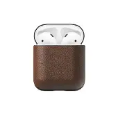 Nomad Airpod Leather Kopfhörer-Case AirPods Schutzhülle braun