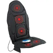 VITALMAXX Massagematte Ganzkörpermassage mit Wärme und Vibration 3 Massagezonen Nacken Rücken Beine per Fernbedienung 2 individuelle Intensitätsstufen