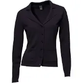 HEINE Feinstrickjacke in schwarz | Gr.: 36