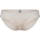 Mey Minislip "SERIE AMOROUS", Damen, Gr. 36, beige (bailey), Spitze, Obermaterial: 87% Polyamid, 13% Elasthan, körpernah, Unterhosen Minislip, Spitze durchgehend am Bund