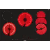 Siemens ET801LMP1D, Schwarz, Integriert, Keramik, Glaskeramik, 5 Zone(n), 5 Zone(n)