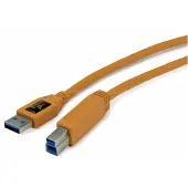 Tether Tools CU5460ORG, 4,6 m, USB A, USB B, USB 3.2 Gen 1 (3.1 Gen 1), 5 Gbit/s, Orange