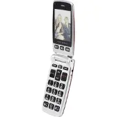 Doro Primo 413, Klappgehäuse, Single SIM, 6,1 cm (2.4"), 2 MP, 1050 mAh, Rot