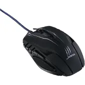 Hama Morph, rechts, Optisch, USB Typ-A, 2400 DPI, Schwarz