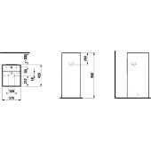 Laufen H8113314001111 WT freist. K-435x375x900