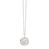 Engelsrufer Kette mit Anhänger "Kette Lebensbaum", rosa (silberfarben, goldfarben, roségoldfarben), Halsketten, Damen, Silber 925 (Sterlingsilber), L: 50, Kette mit Anhänger