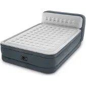Intex Luftbett 236 x 152 x 86 cm | mit integrierter Elektropumpe | für 2 Personen
