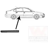 VAN WEZEL Zier-/Schutzleiste, Tür 5836426 hinten rechts für VW