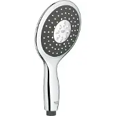 GROHE Vitalio Rain 130, Duschkopf wassersparend, ca 9l pro Min (Handbrause mit 4