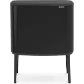 Brabantia 315824, 36 l, Rechteckig, Kunststoff, Schwarz, Kunststoff, 540 mm
