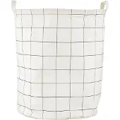 House Doctor Squares Laundry Bag H50 Cm Aufbewahrungskorb