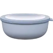 Mepal Frischhaltedose cirqula rund, 1250 ml, Auslaufsichere Multischüssel mit Deckel, Farbe: blau, Nordic blue