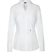 Seidensticker Klassische Bluse , Damen, Gr. XXL (44), weiß, 100% Baumwolle, unifarben, slim fit, ohne Ausschnitt, Blusen Klassische Bluse, 1/1 Stehkragen Uni, Topseller