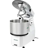 Bartscher Teigknetmaschine mit Schüsselerkennung über Sensor, Teigkneter mit Schwenkkopf und abnehmbarer Schüssel, für feste Teige geeignet, Für 18 kg / 22 Liter