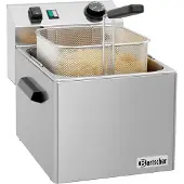 Bartscher Nudelkocher, 7 Liter, Tischgerät, Inkl. Korb, aus Edelstahl, für dauerhaften gewerblichen Einsatz geeignet, Maße: B 240 x T 300 x H 200 mm