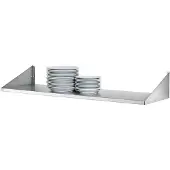Bartscher Tellerbord, Edelstahl, Wandregal für die Küche, Maße: (BxT) 100 x 30 cm