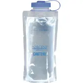 Nalgene - PE-Faltflasche - Trinkflasche Gr 1 l grau/weiß